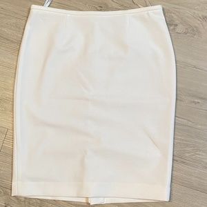Calvin Klein White Pencil Skirt - 4P